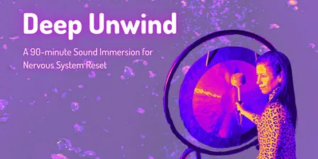 Deep Unwind Gong & Deep Wave Crystal Singing Bowls