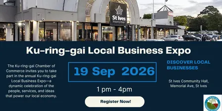 Ku-ring-gai Local Business Connect Expo 2026
