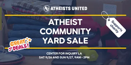 Atheist Community Yard Sale