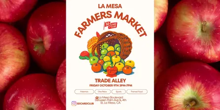 La Mesa Farmers Markey Trade Alley September