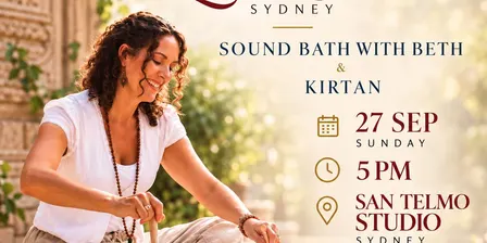 Sep 27th Sound Bath and Kirtan @ Bhakti Lounge