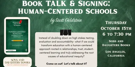 Human-Centered Schools: Book Talk & Signing LA