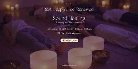 Wynnum Sound Healing (1st Tuesday of each month)