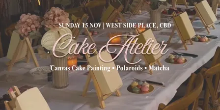 Cake Atelier: Canvas Cake Painting Workshop