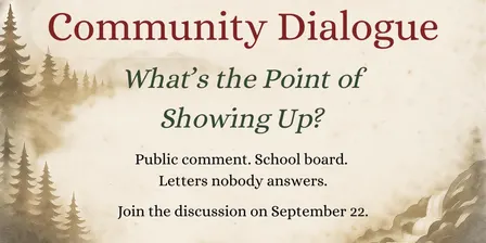 Community Dialogue: What's the Point of Showing Up?