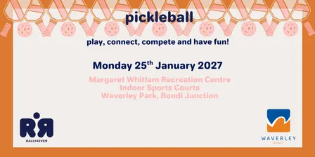 Pickleball @ the Margaret Whitlam Centre, Bondi Junction 2027 Summer Ages 12-16