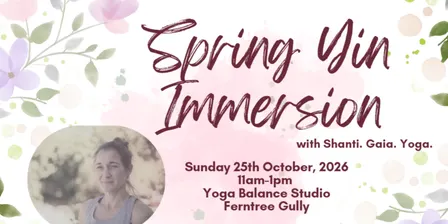 Spring Yin Immersion