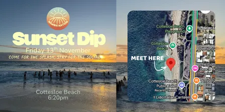 Newbie Nation October Sunset Dip