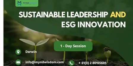 Sustainable Leadership & ESG Innovation | 1 Day Workshop in Darwin