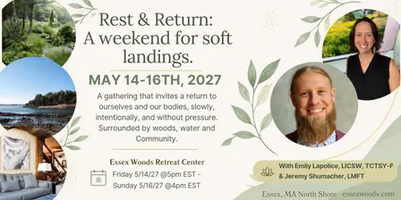 Rest & Return: A weekend for soft landings