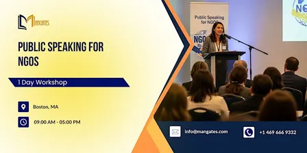 Public Speaking for NGOs: 1 Day Workshop in Boston, MA
