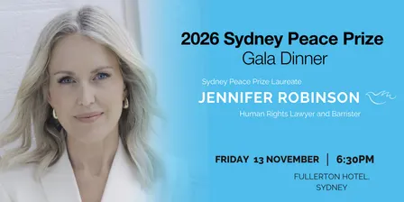 2026 Sydney Peace Prize Gala Dinner
