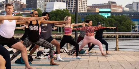 Healthy on the Hudson Yoga with Chelsea Piers Fitness