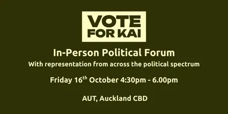 Vote for Kai In-Person Political Forum