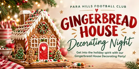 PHFC Gingerbread decorating Night