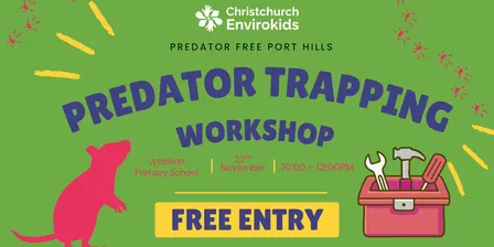 Christchurch Envirokids x Predator Free Port Hills
