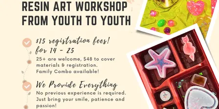 Resin Art Workshop - Hand-made Xmas gifts! Create, Connect and Unwind