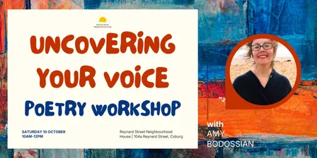 Uncovering Your Voice- Poetry workshop