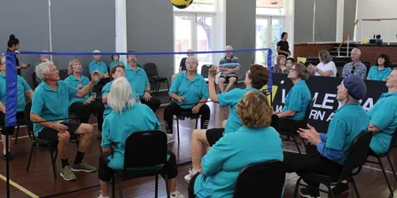 Seated Volleyball and Skin Health Education & Giveaway