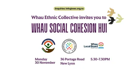 Whau Social Cohesion Hui