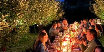 Dinner and Stargazing in the Orchard