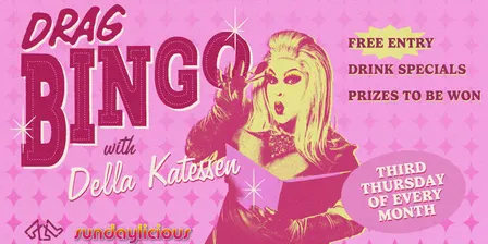 Drag Bingo with Della Katessen | Stomping Ground, Moorabbin (December)