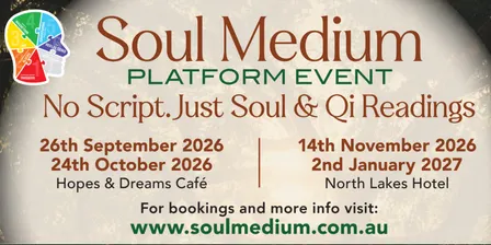 Soul Medium Platform Event- No Script. Just Soul & Qi Readings