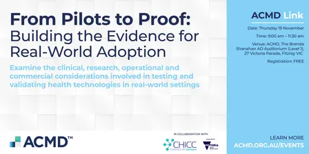 ACMD Link | From Pilots to Proof: Building the Evidence for Real-World Adoption