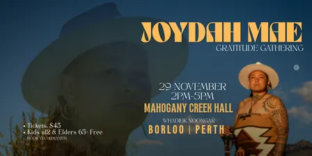 Gratitude Gathering | Mahogany Creek Hall | Borloo - Perth, Wa