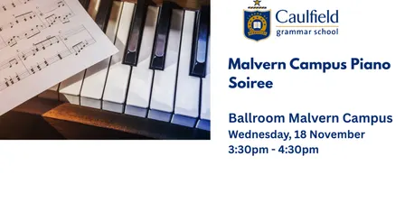 Malvern Campus Piano Soiree Term 4