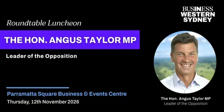 The Hon Angus Taylor MP Roundtable