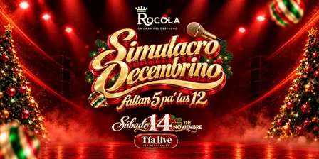 Simulacro dicembrino Faltan 5 pa las 12 🎄