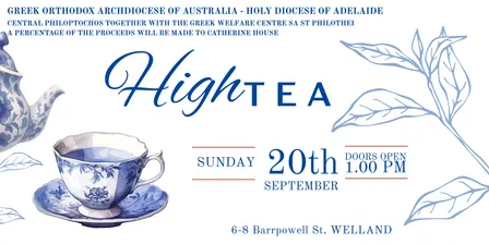 Central Philoptochos Adelaide Annual High Tea 2026