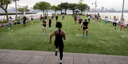 Healthy on the Hudson HIIT with Chelsea Piers Fitness