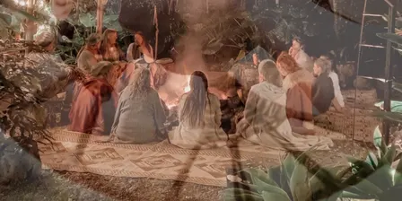 Song and Soup Circle with Mama White Lion