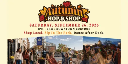 Main Street Corydon's Autumn Hop & Shop