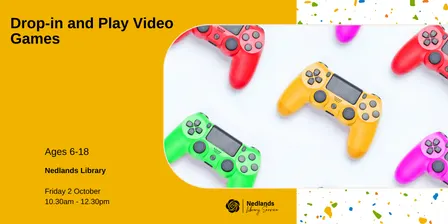 September/October School Holidays: Drop In and Play Video Games