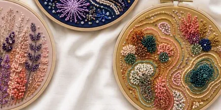 3D beading and embroidery workshop with Kayleigh Jennifer