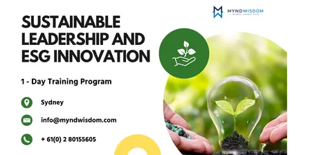 Sustainable Leadership & ESG Innovation | 1 Day Training in Sydney