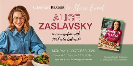 Alice Zaslavsky at the Constant Reader