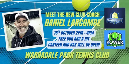 Meet the Coach - Warradale Park Tennis Club