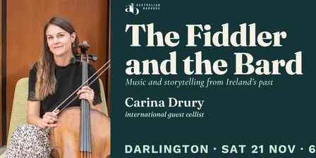 The Fiddler and the Bard - DARLINGTON with international cellist Carina Drury
