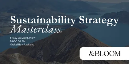 Masterclass: Sustainability Strategy