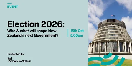 Election 2026: Who & what will shape New Zealand’s next Government?