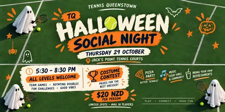 Tennis Social - Halloween Edition 🎃👻