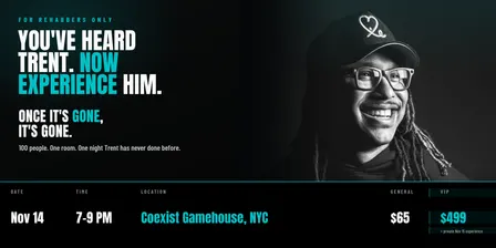 Trent Shelton Live in NYC