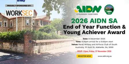 2026 AIDN SA End of Year Function & Young Achiever Award