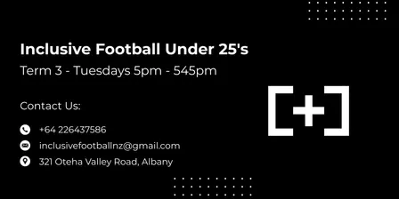 Inclusive Football Term 3 - Under 25's