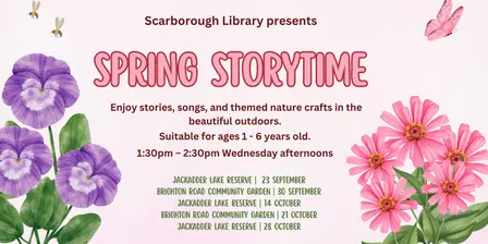 Stirling Libraries - Scarborough Spring Storytime: Jackadder Lake Reserve