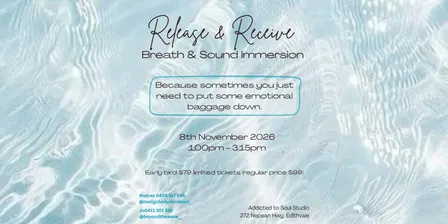 Release & Receive Breath & Sound Immersion